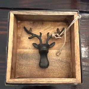 Mudpie Rustic Deer Napkin Holder